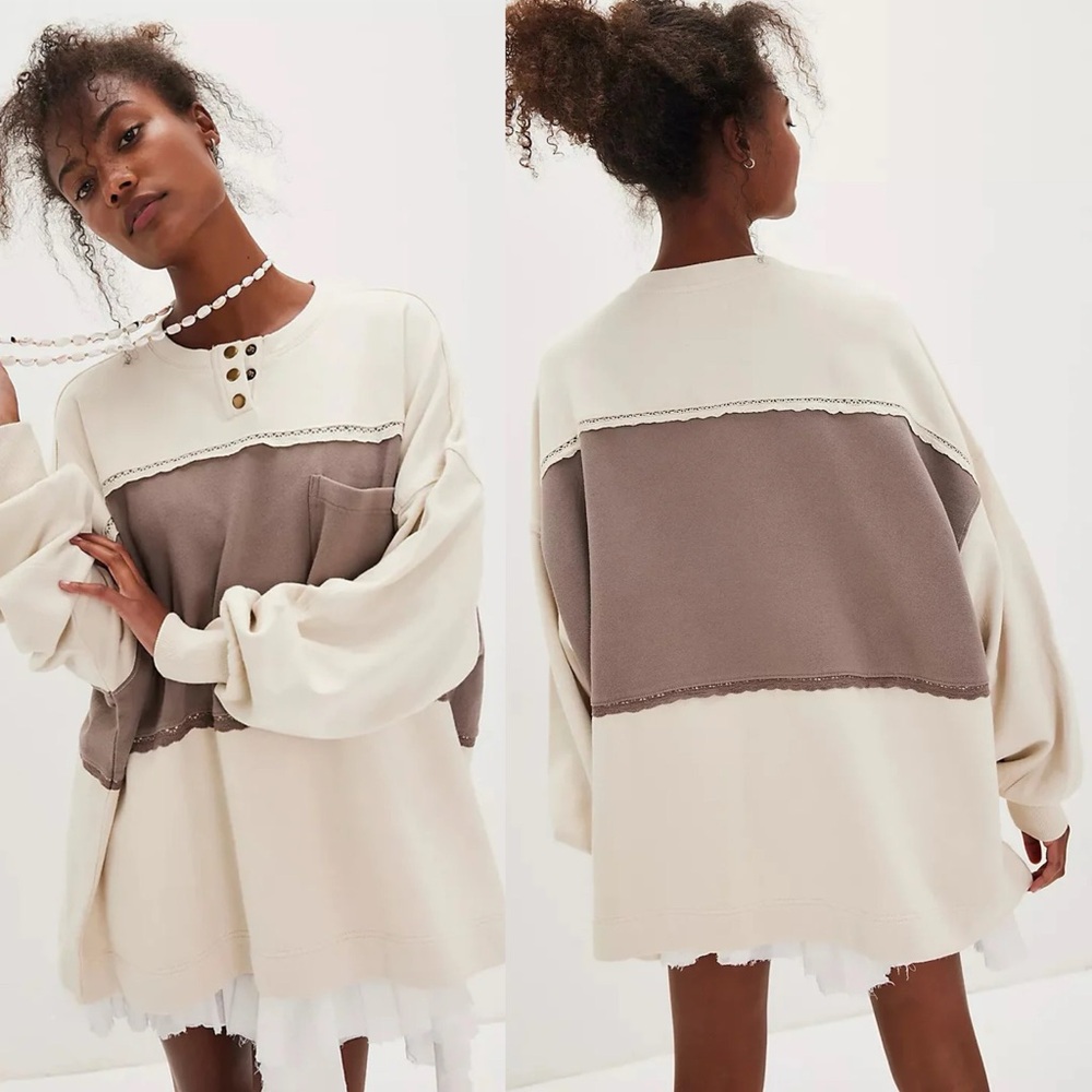 NWT Free People Strawberry Sweatshirt